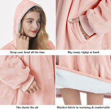 将图片加载到图库查看器，Felicigeely Blanket Sweatshirt,Oversized Fleecehug Hoodie Wearable Blanket,Soft Warm Comfortable Giant Front Pocket for Adults Men Women Teens Friends
