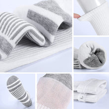 将图片加载到图库查看器，Athletic Socks, Cushioned Running Socks Performance Breathable Crew Socks Wicking Outdoor Sports Socks for Men Women(6 Pairs)
