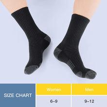 将图片加载到图库查看器，Athletic Socks, Cushioned Running Socks Performance Breathable Crew Socks Wicking Outdoor Sports Socks for Men Women(6 Pairs)
