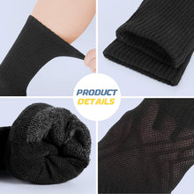 将图片加载到图库查看器，Athletic Socks, Cushioned Running Socks Performance Breathable Crew Socks Wicking Outdoor Sports Socks for Men Women(6 Pairs)
