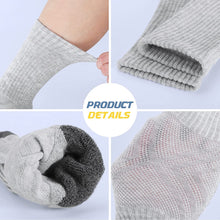 将图片加载到图库查看器，Athletic Socks, Cushioned Running Socks Performance Breathable Crew Socks Wicking Outdoor Sports Socks for Men Women(6 Pairs)
