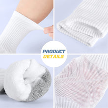 将图片加载到图库查看器，Athletic Socks, Cushioned Running Socks Performance Breathable Crew Socks Wicking Outdoor Sports Socks for Men Women(6 Pairs)
