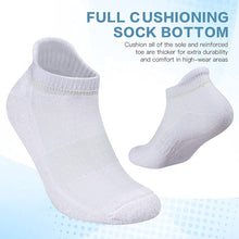 将图片加载到图库查看器，Felicigeely Ankle Athletic Running Socks Low Cut Sports Socks Breathable Cushioned Tab Socks for Men Women 6 Pairs
