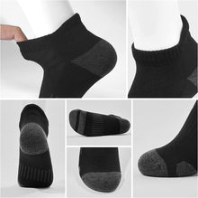 将图片加载到图库查看器，Ankle Athletic Running Socks Cushioned Breathable Low Cut Sports Socks with Tab Arch Support for Men Women (6Pairs)
